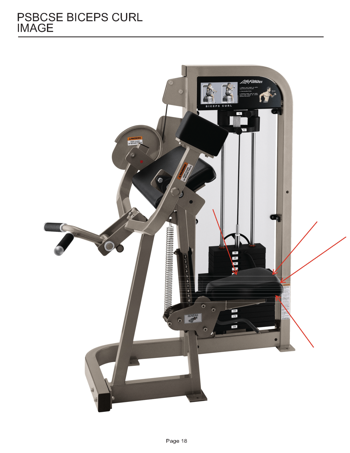 Re-upholstered Pro 2 Series Biceps Curl (PSBCSE)