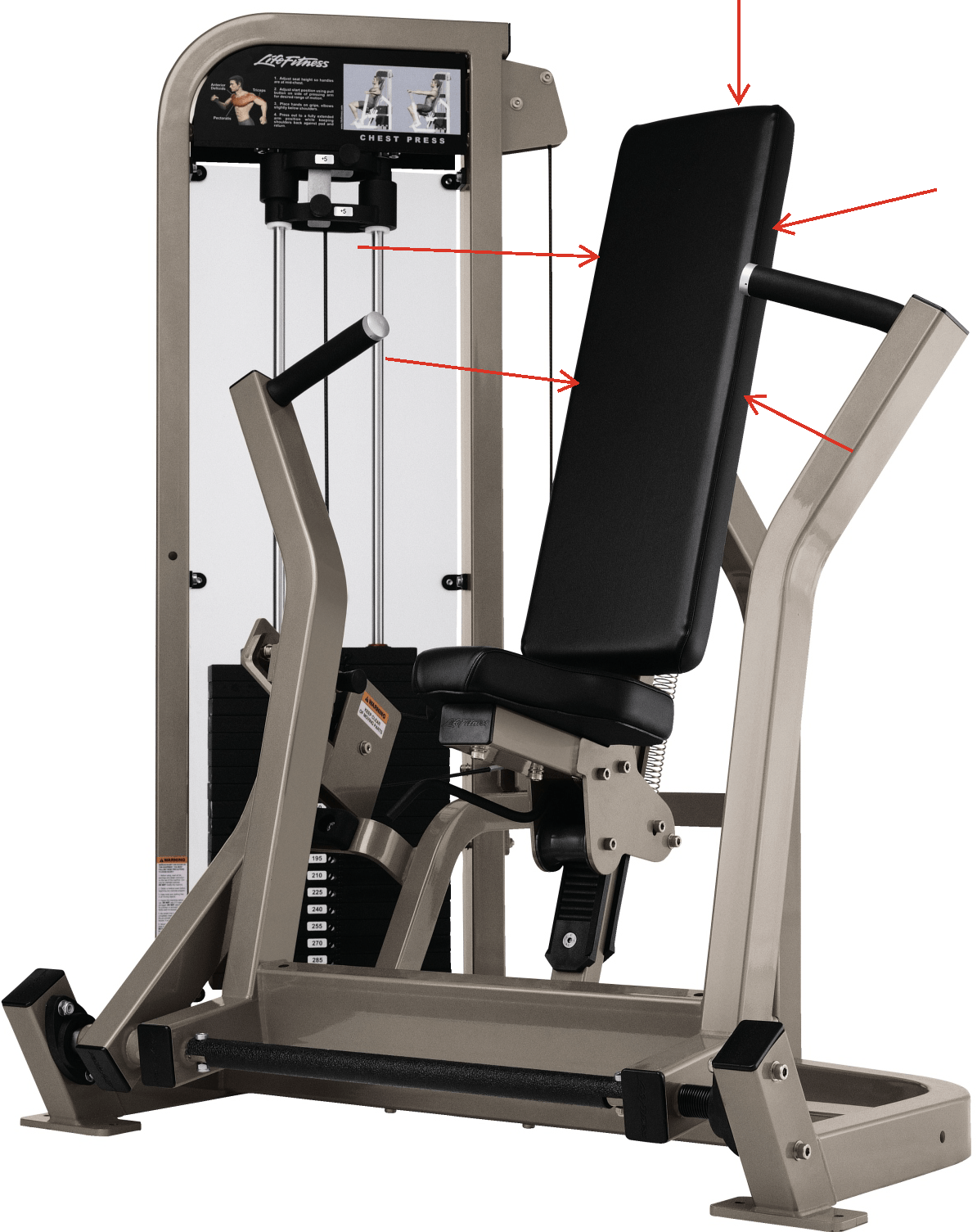 Re-upholstered Pro 2 Series Chest Press (PSCPSE)